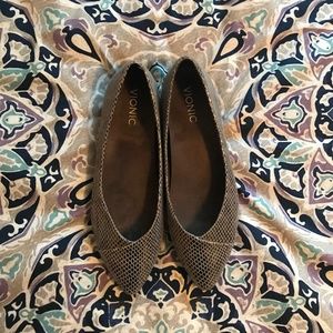 Vionic Women's Silver Caballo Ballet Flat